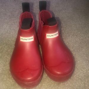Hunter toddler Chelsea rain boots size 7